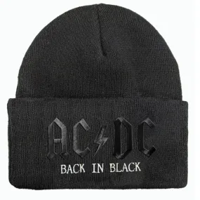 AC/DC Beanie - Back In Black