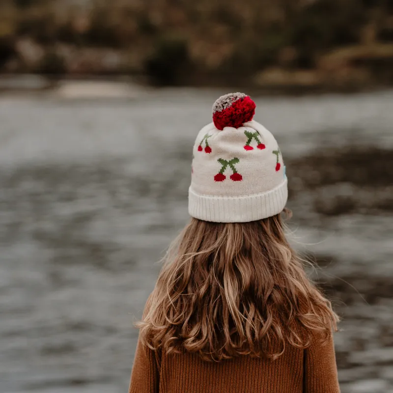 Acorn Cherry Beanie