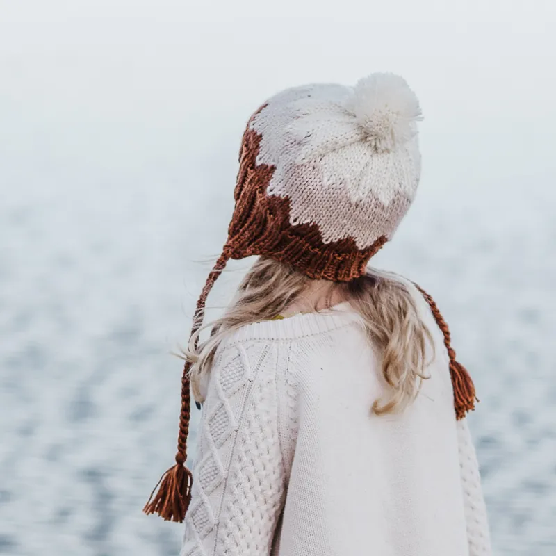 Acorn Zig Zag Beanie - Chestnut