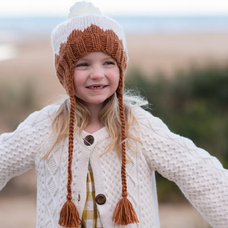 Acorn Zig Zag Beanie - Chestnut