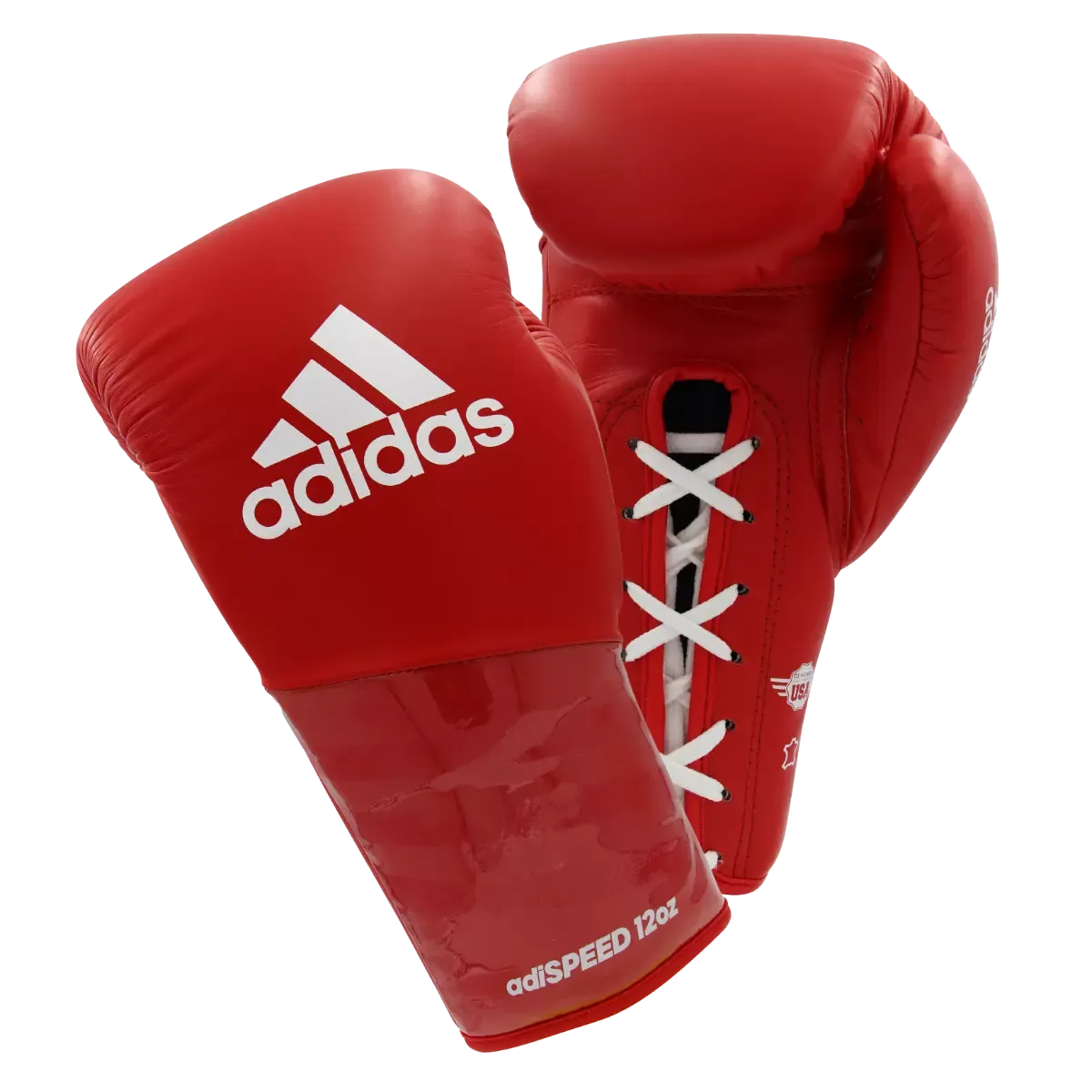 adidas Adispeed Pro Lace Up Boxing Gloves Leather