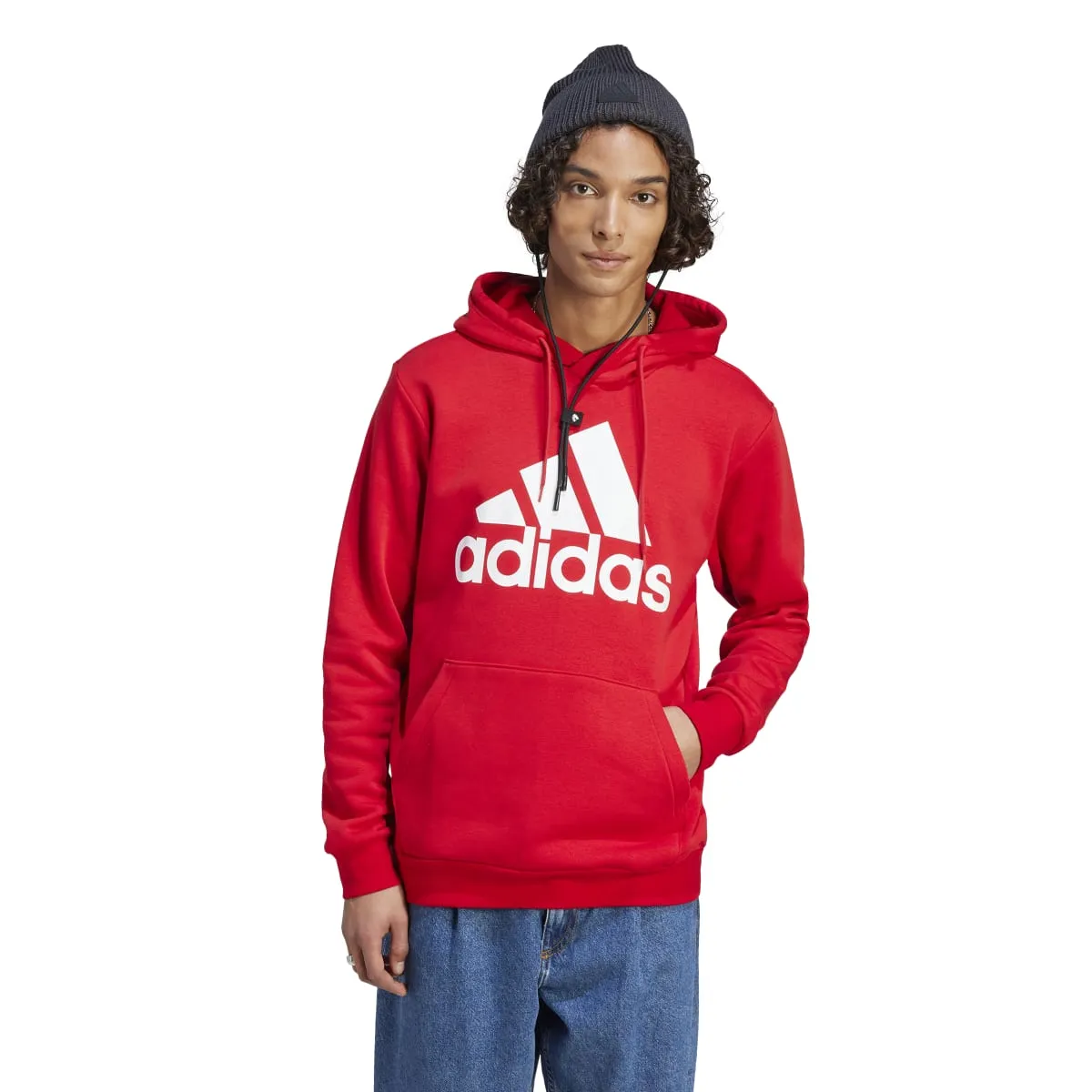 adidas Men's Essentials Fleece Big Logo Hoodie