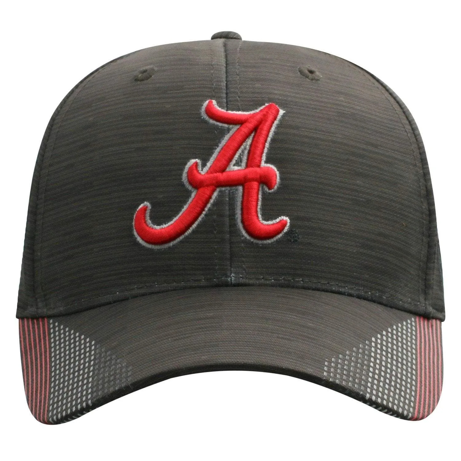 Alabama Crimson Tide TOW Black "Trace" Structured Flexfit Fitted Hat Cap