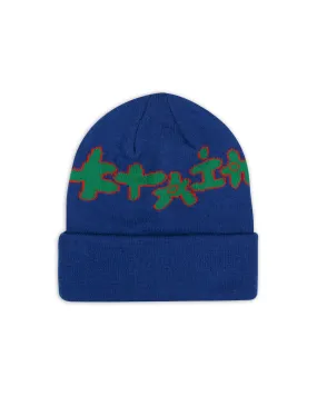 Amoeba Wool Beanie - Navy