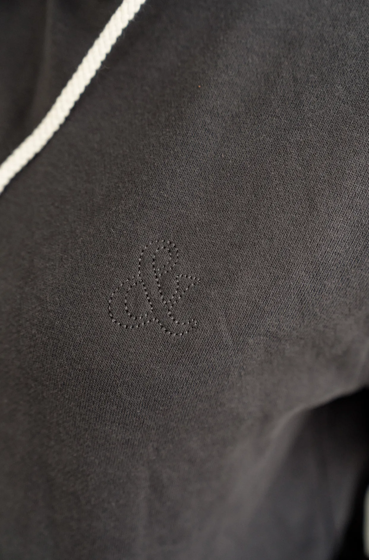 Ampersand Staple Hoodie, Charcoal