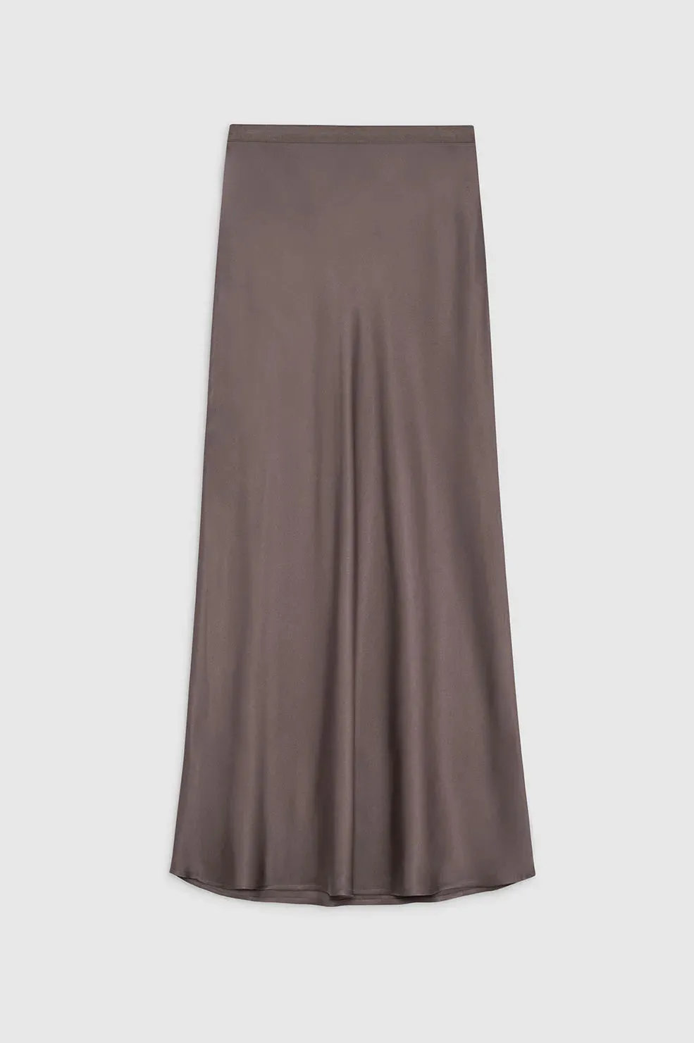 Anine Bing - Bar Silk Skirt in Iron