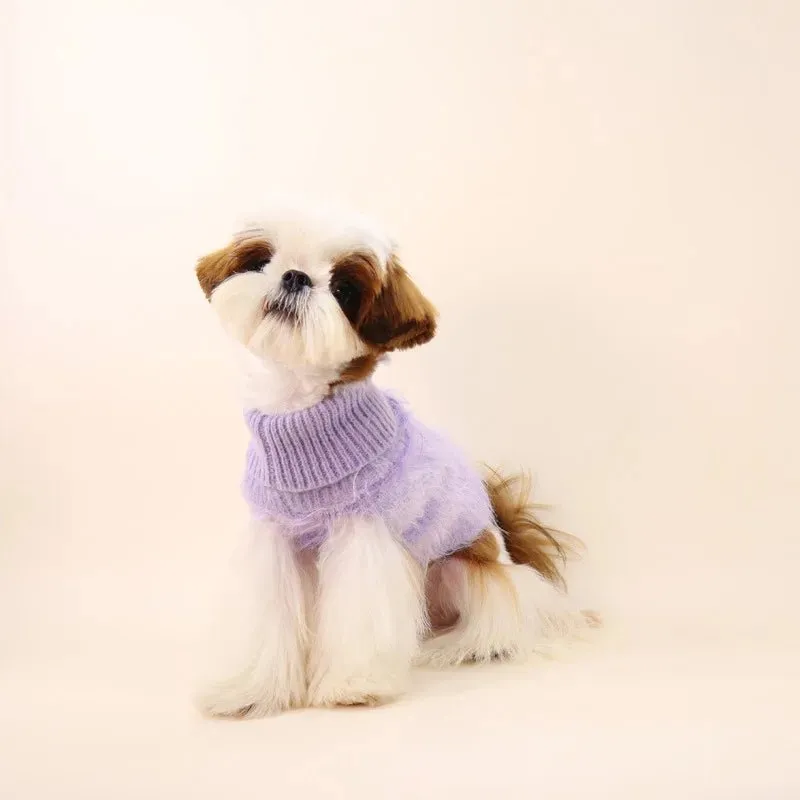 Anniepaw Winter Pet Clothes Luxury Soft Fur Sweater for Small Dogs XS Puppy Chihuahua French Bulldog Monos para perros