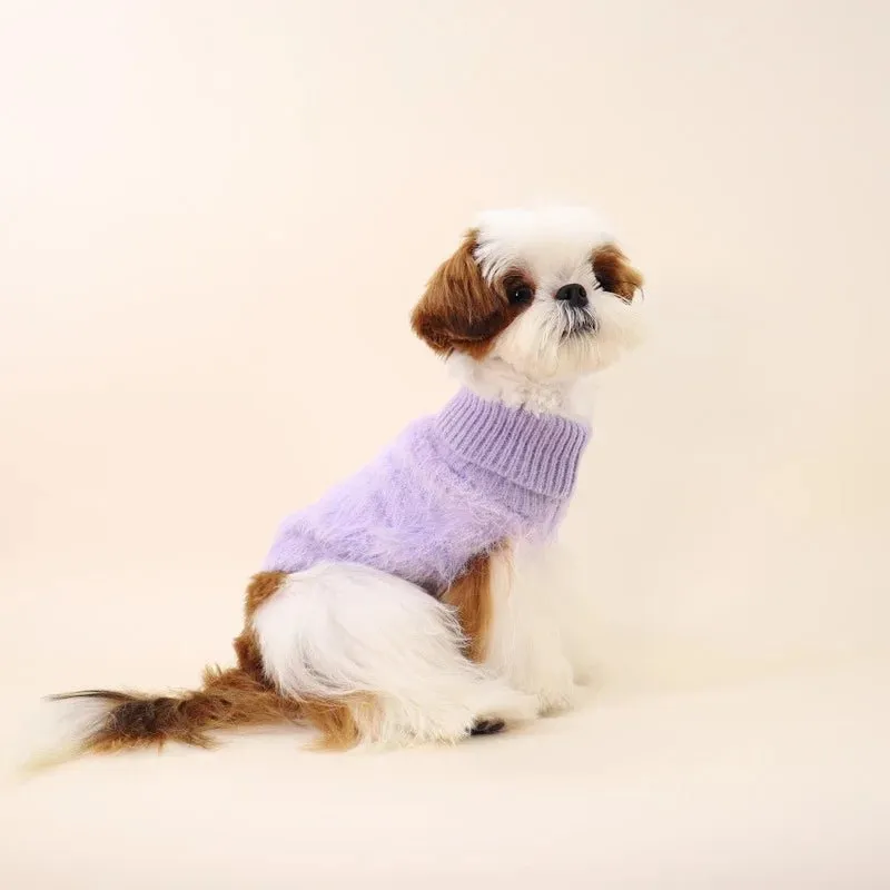 Anniepaw Winter Pet Clothes Luxury Soft Fur Sweater for Small Dogs XS Puppy Chihuahua French Bulldog Monos para perros