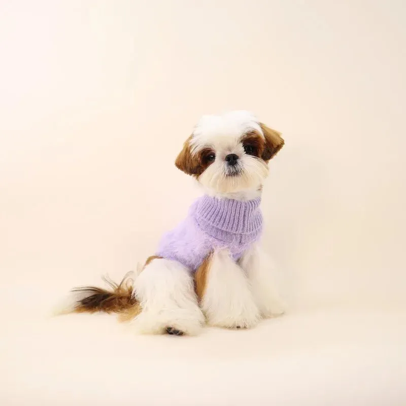 Anniepaw Winter Pet Clothes Luxury Soft Fur Sweater for Small Dogs XS Puppy Chihuahua French Bulldog Monos para perros