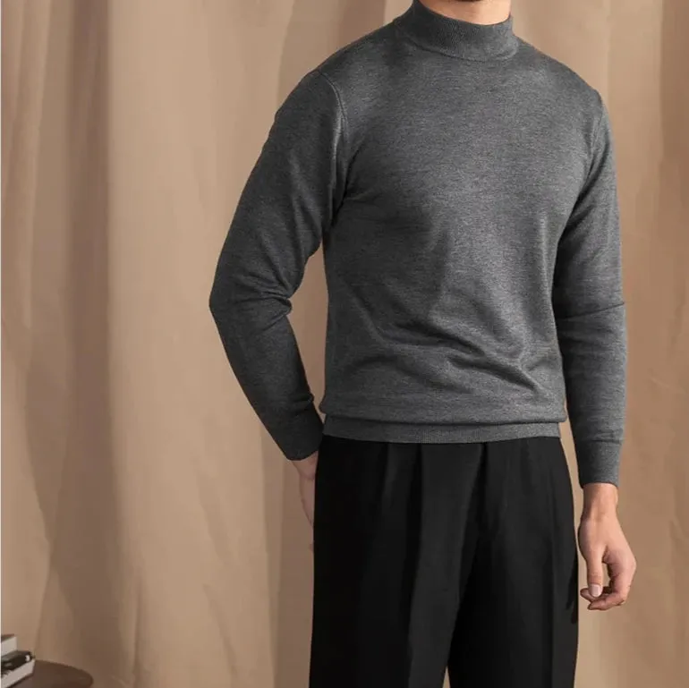 Antonios slim fit half-turtleneck sweater