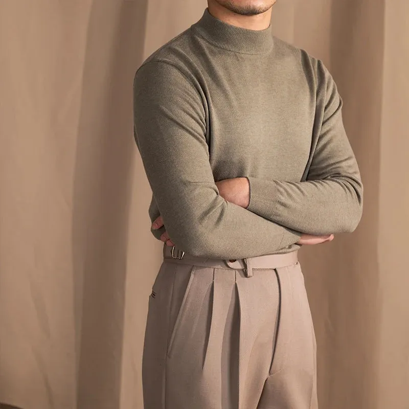 Antonios slim fit half-turtleneck sweater