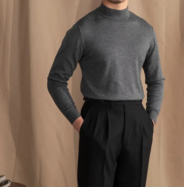 Antonios slim fit half-turtleneck sweater