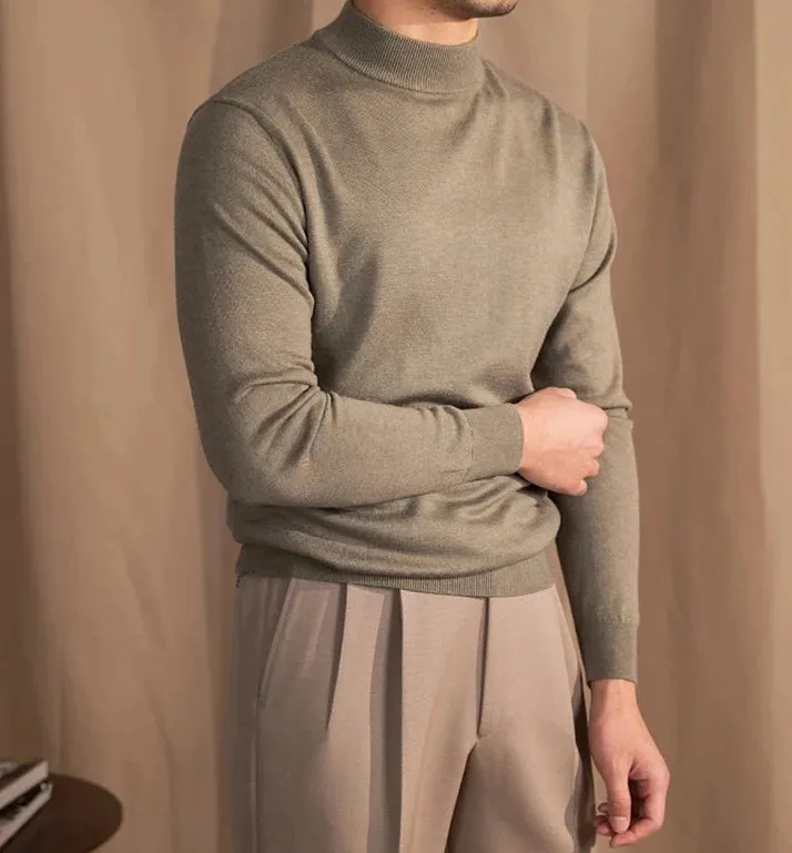 Antonios slim fit half-turtleneck sweater