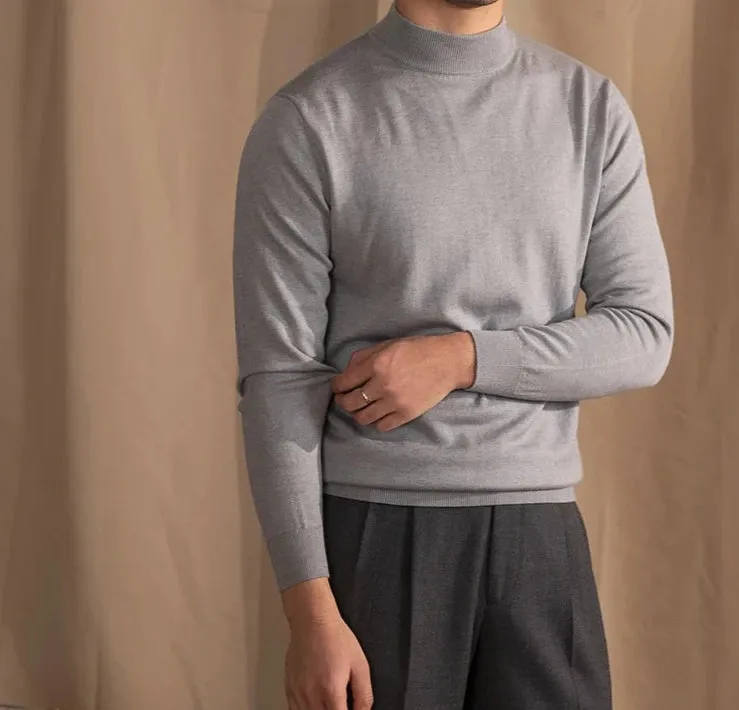 Antonios slim fit half-turtleneck sweater