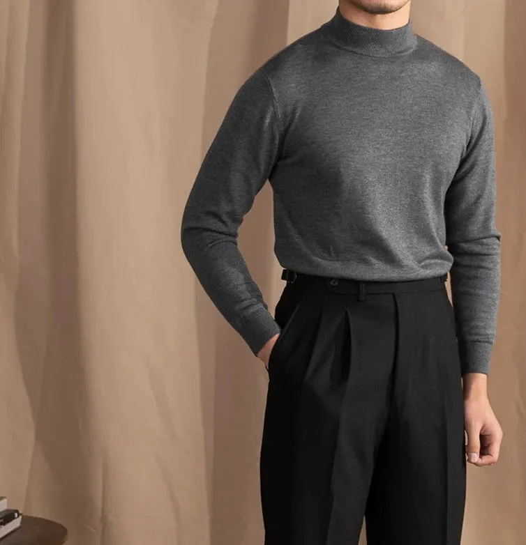 Antonios slim fit half-turtleneck sweater