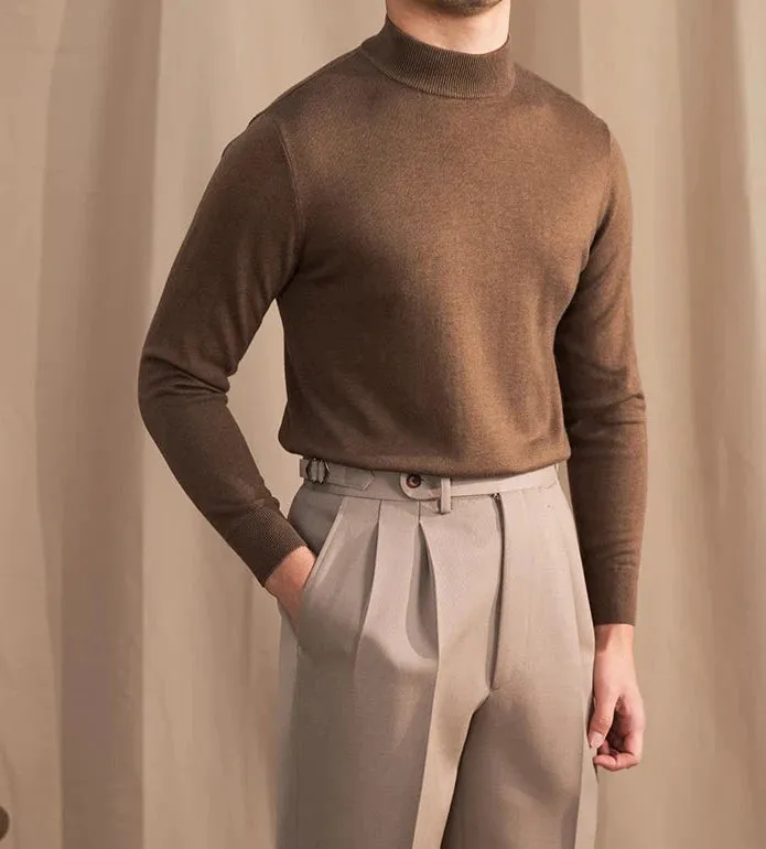 Antonios slim fit half-turtleneck sweater