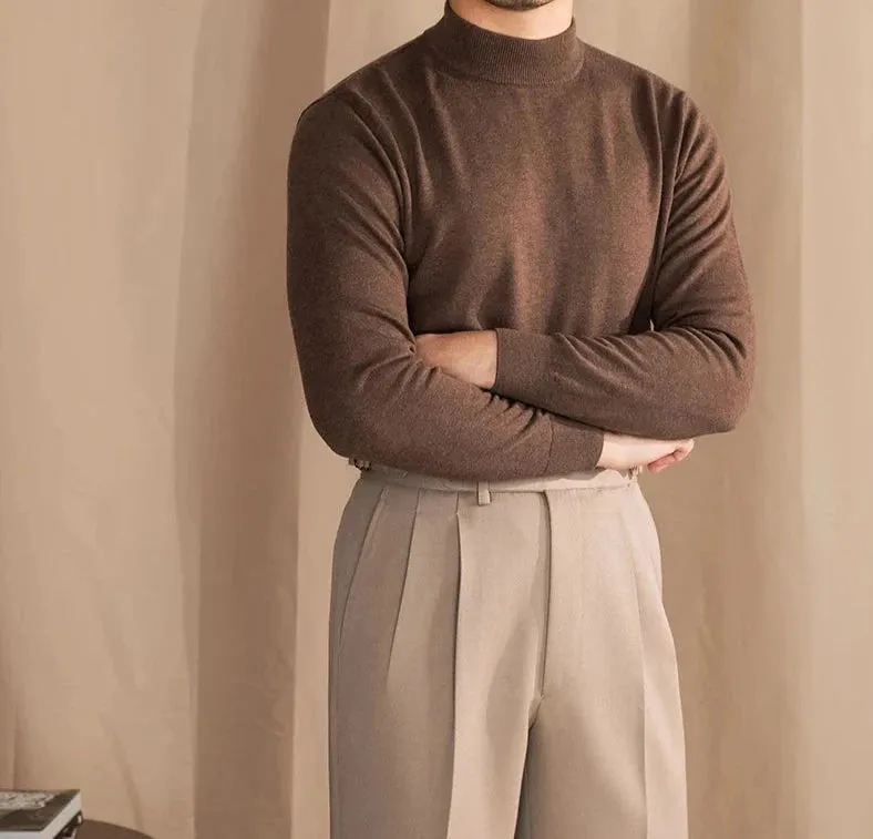 Antonios slim fit half-turtleneck sweater