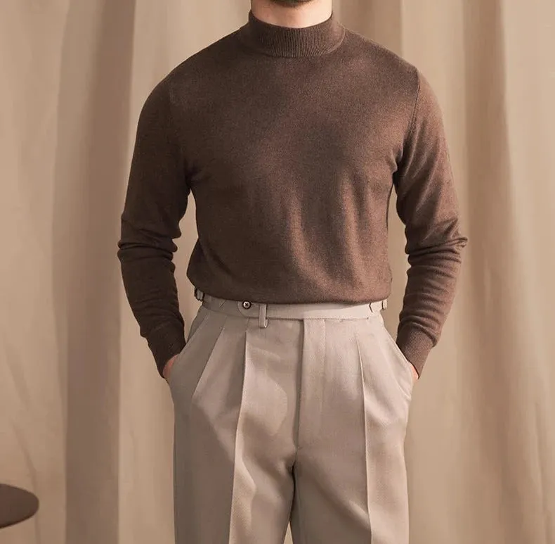 Antonios slim fit half-turtleneck sweater