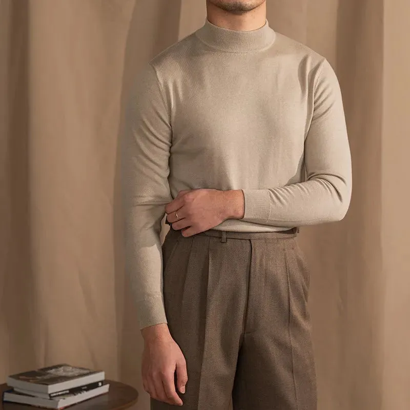 Antonios slim fit half-turtleneck sweater