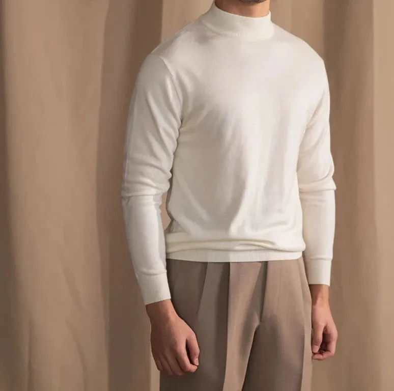 Antonios slim fit half-turtleneck sweater