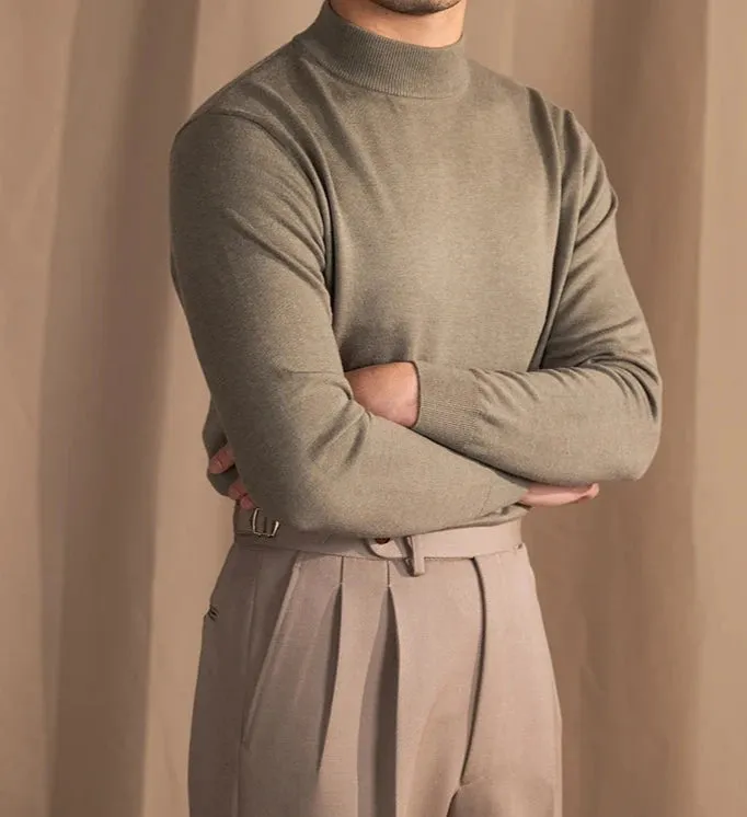 Antonios slim fit half-turtleneck sweater