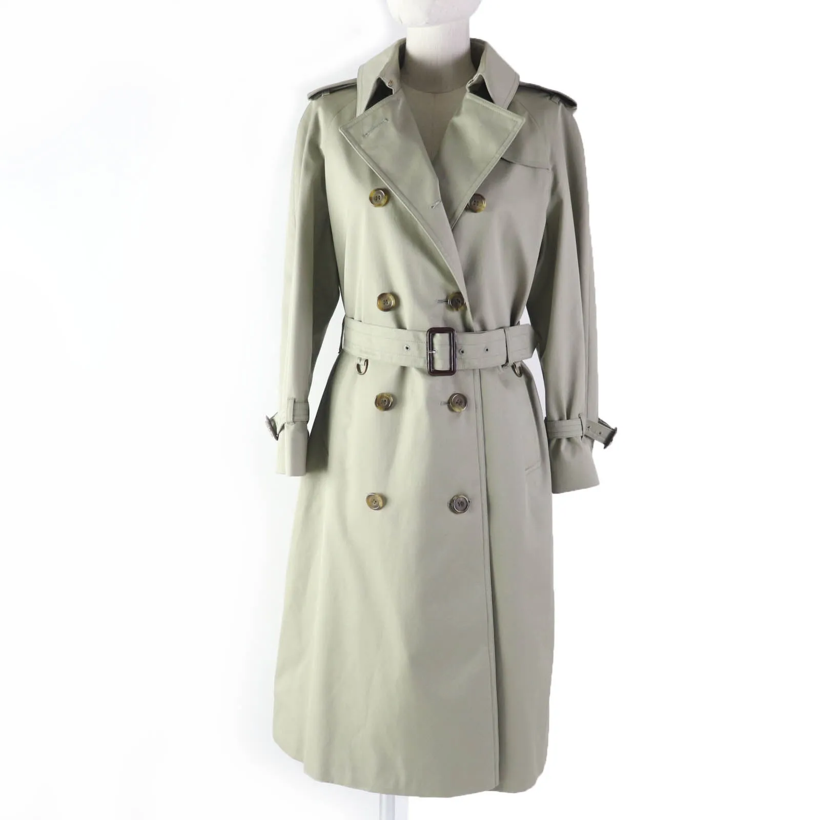 Aquascutum Women's Trench Coat Khaki