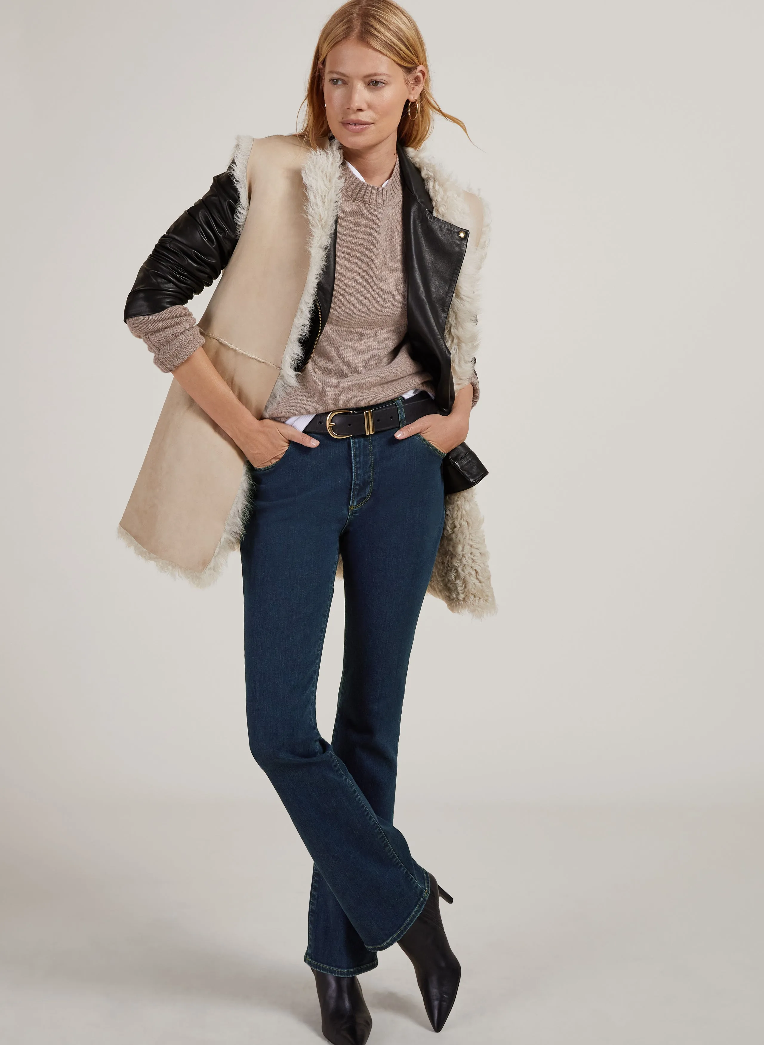 Ardi Shearling Gilet Vest