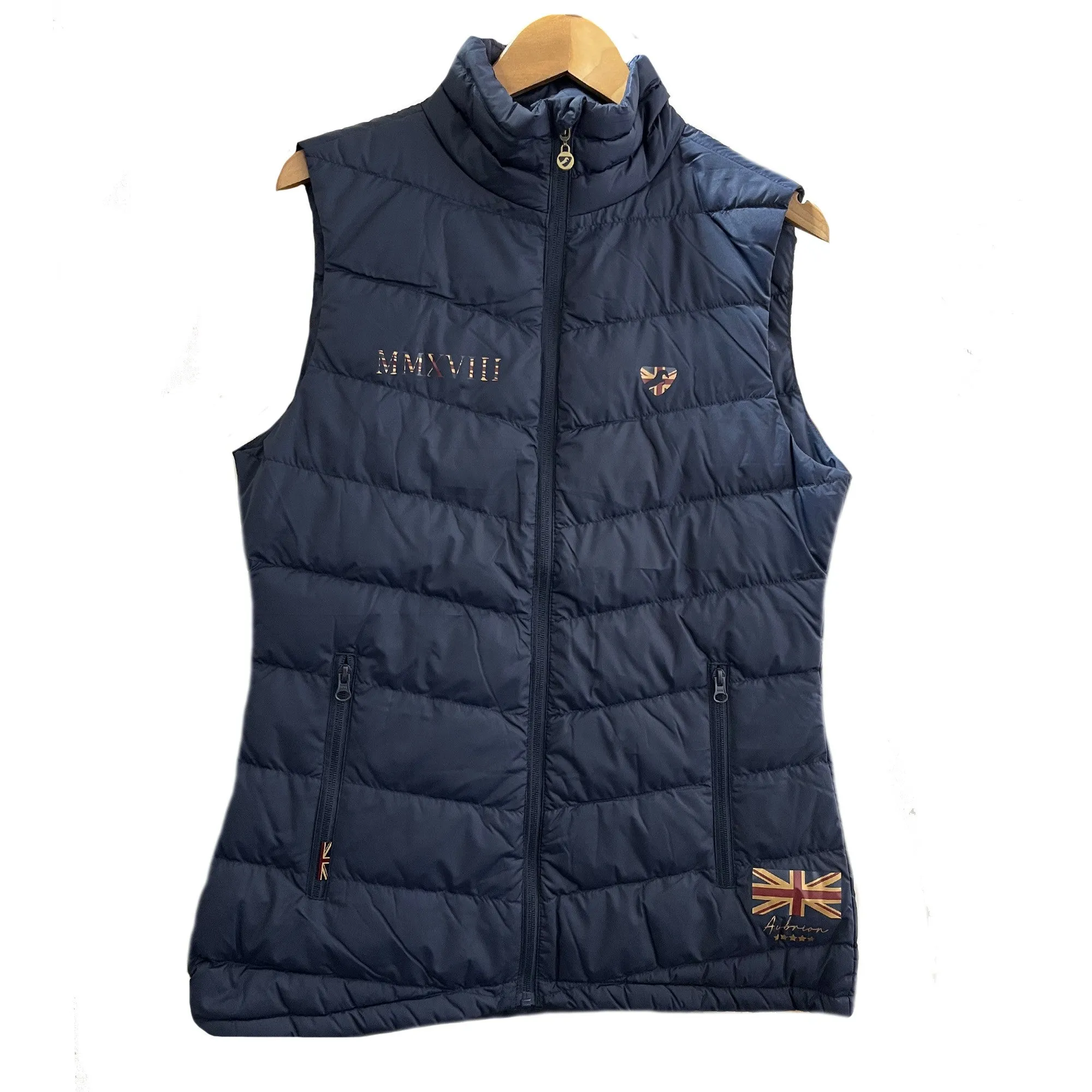 Aubrion Ladies Team Padded Gilet - Navy