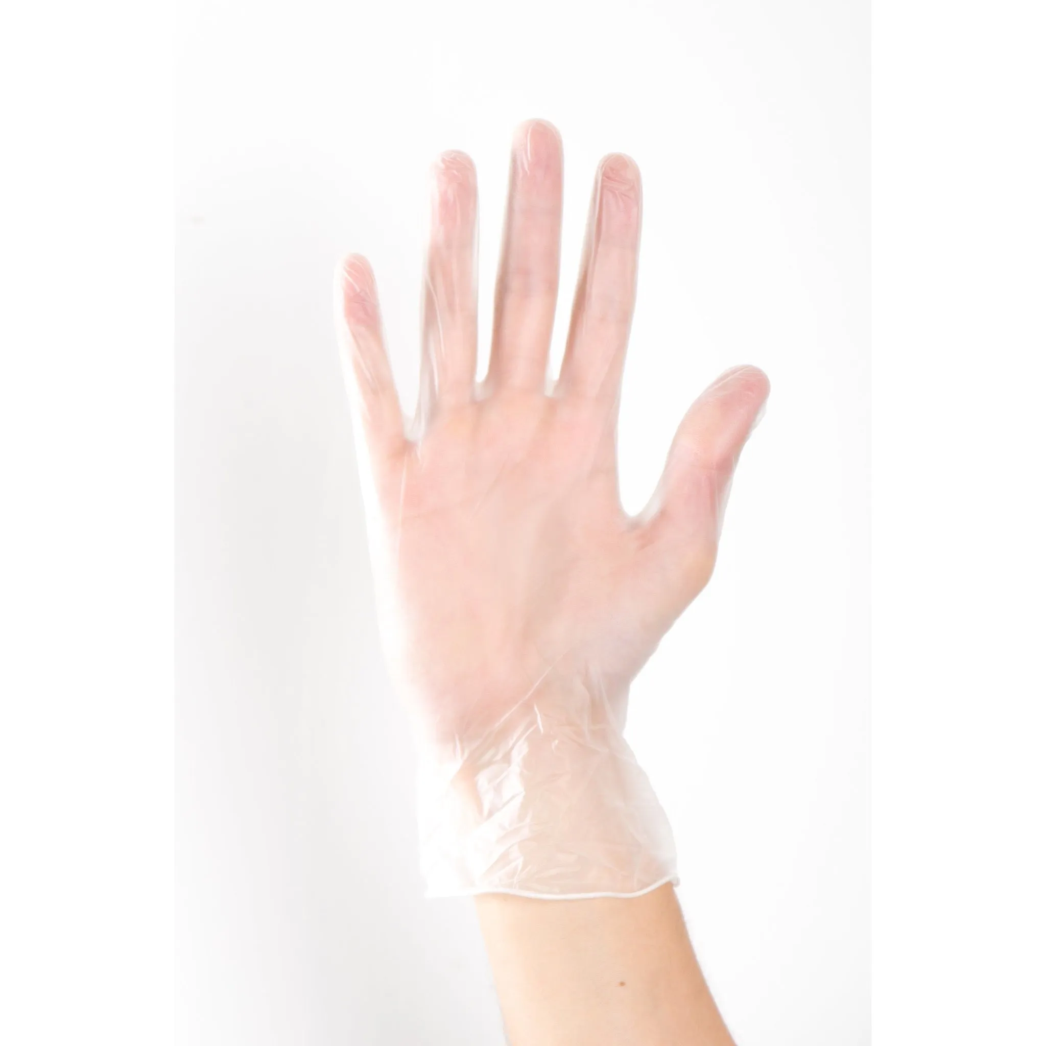 Aurelia Delight Powder Free Clear Vinyl Examination Gloves 3822 (Case of 10 Boxes)