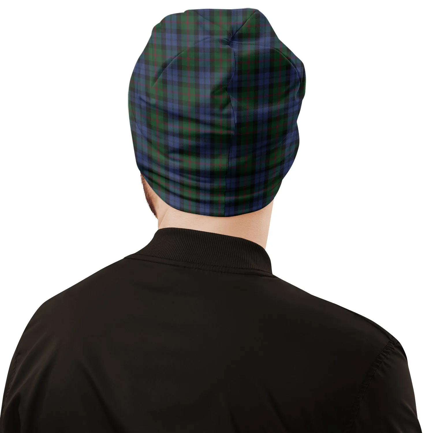 Baird Tartan Beanies Hat with Family Crest