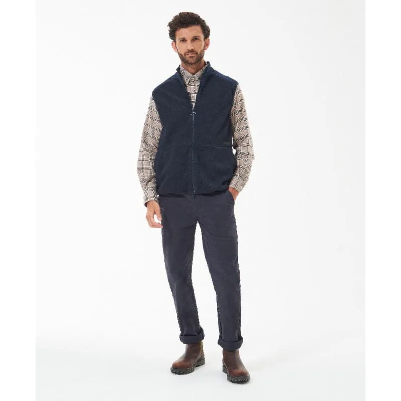 Barbour Country Mens Fleece Gilet - Navy