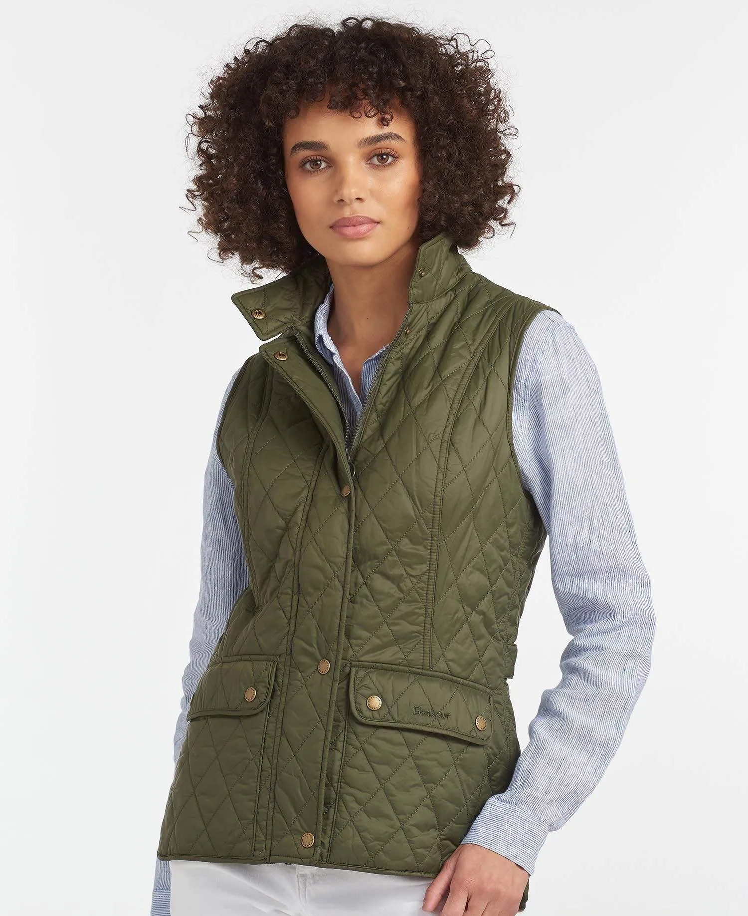 Barbour Dömuvesti - Otterburn Gilet - Olive