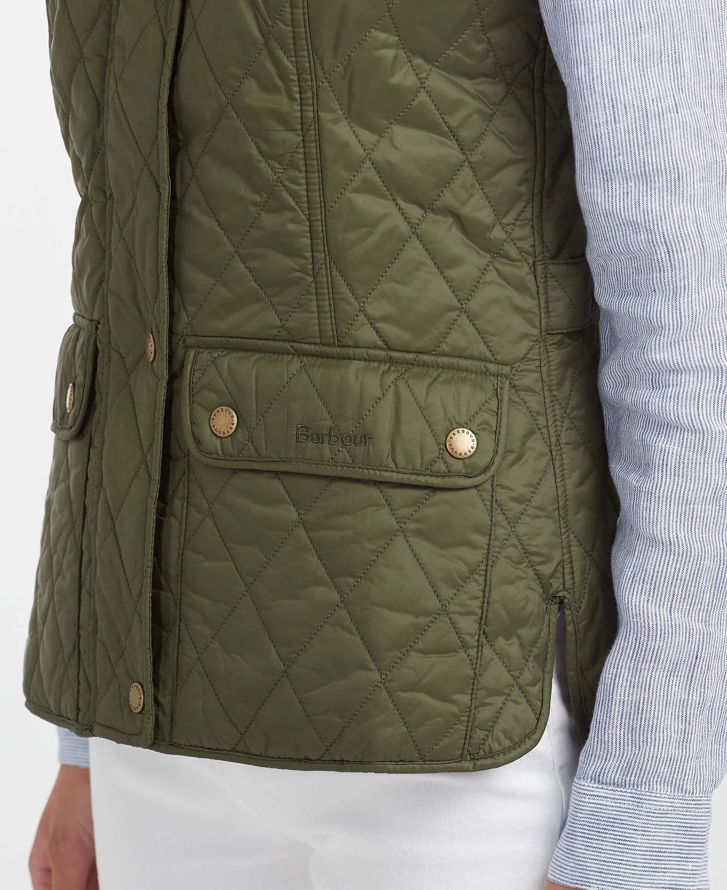 Barbour Dömuvesti - Otterburn Gilet - Olive