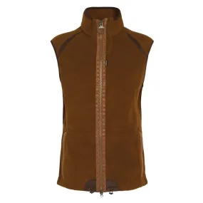 Barbour Langdale Mens Fleece Gilet - Rust Brown