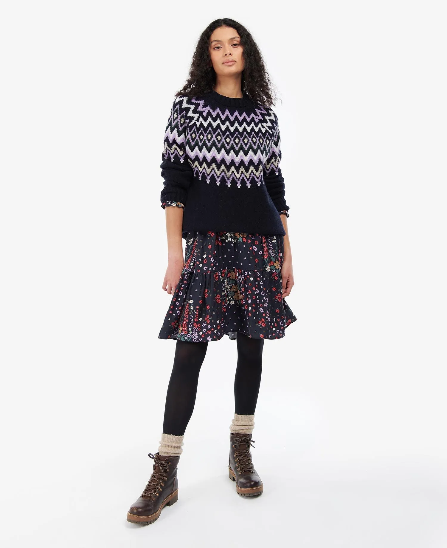 Barbour Midhurst  Fairisle Knit LKN1274