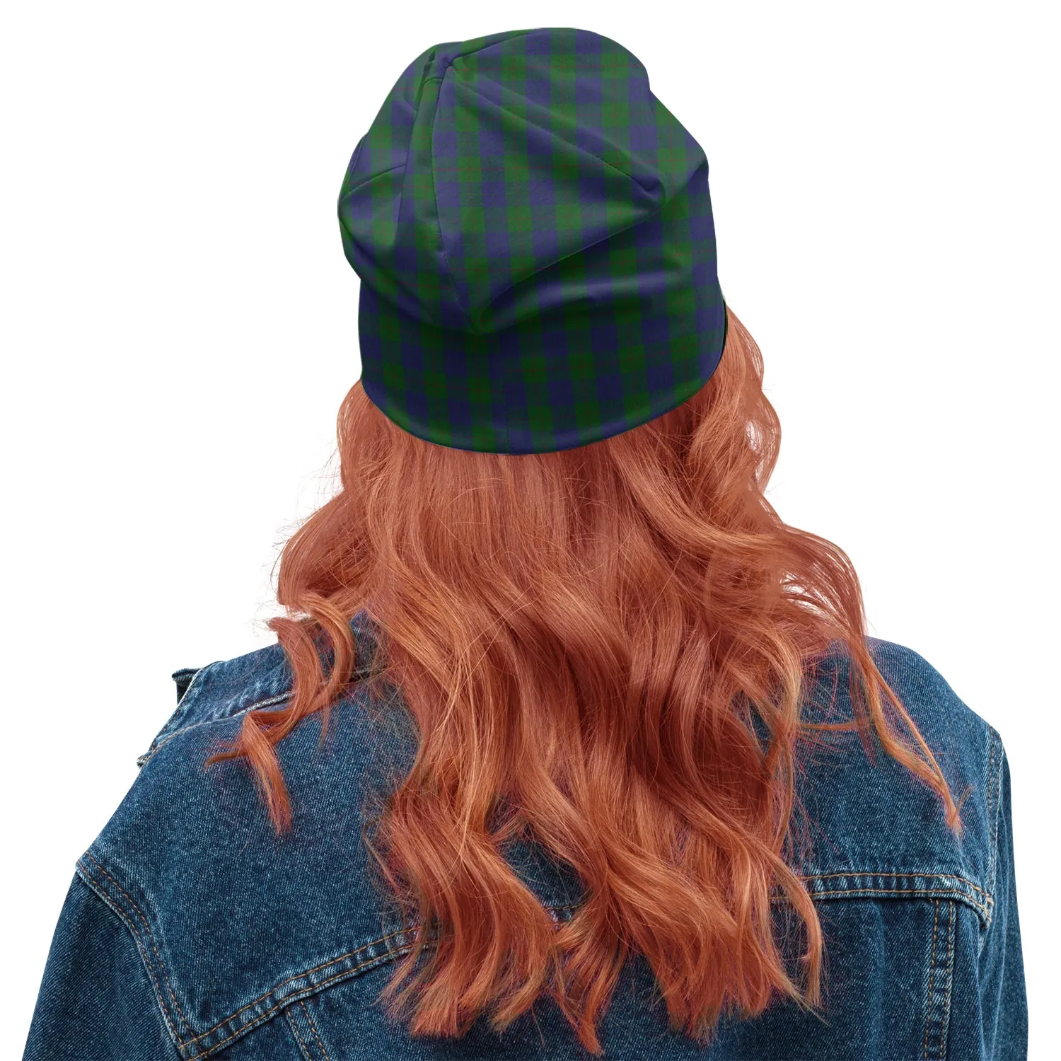 Barclay Tartan Beanies Hat with Family Crest