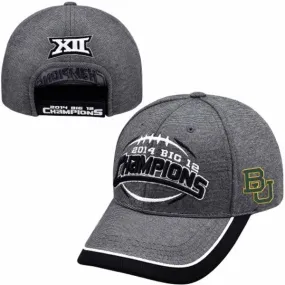 Baylor Bears Official Locker Room 2014 Big 12 Champions Gray Adjustable Hat Cap