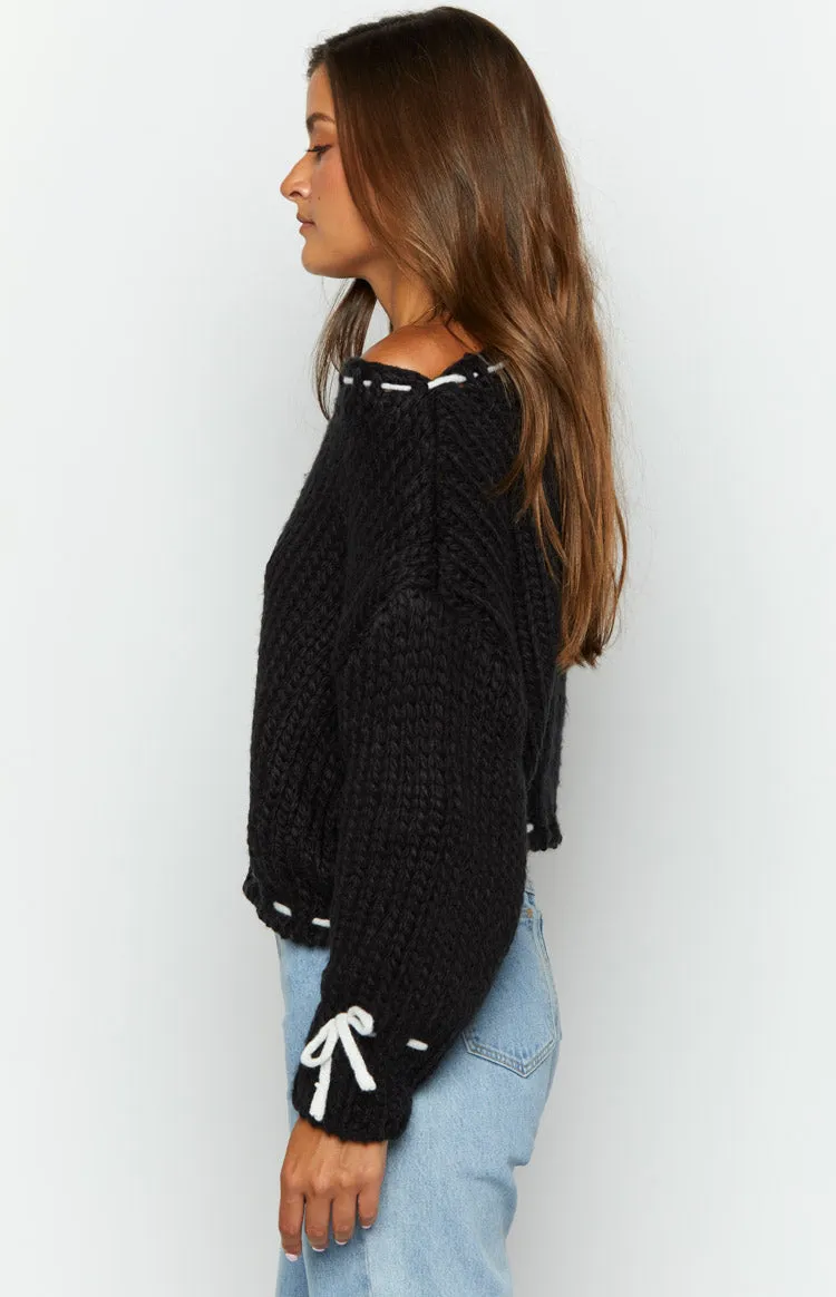 Bea Black Sweater