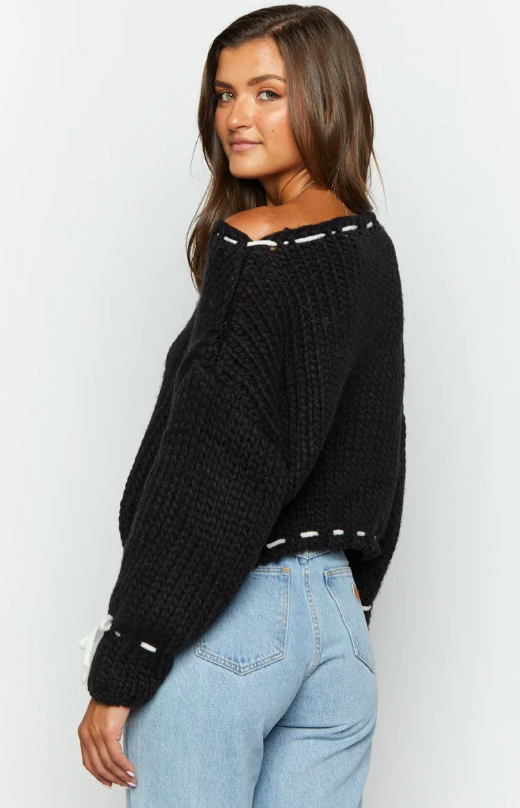 Bea Black Sweater