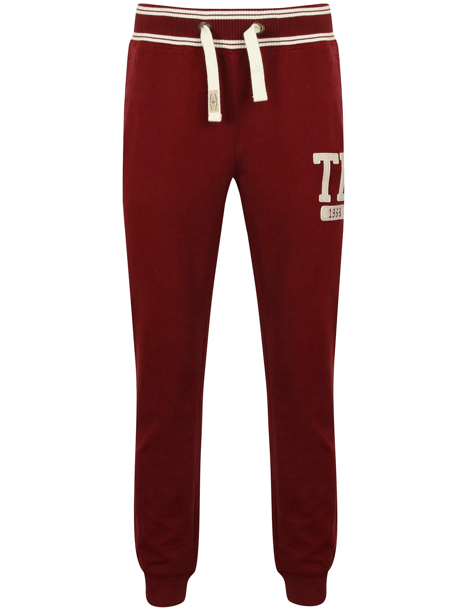 Bellevue Point Cuffed Joggers in Oxblood - Tokyo Laundry