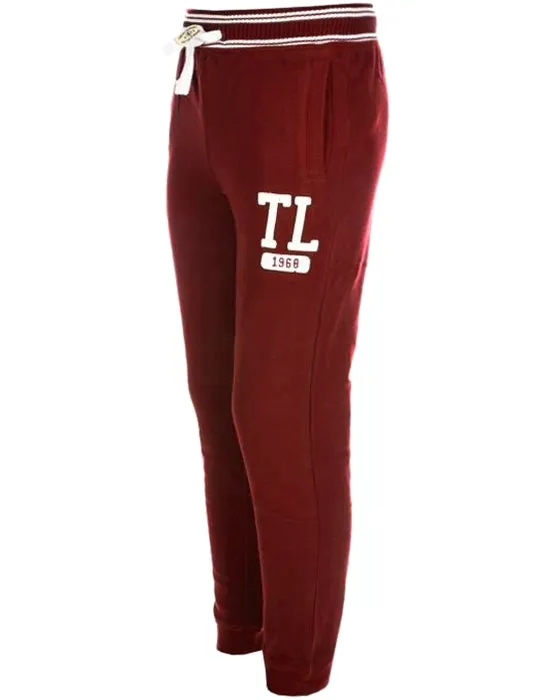 Bellevue Point Cuffed Joggers in Oxblood - Tokyo Laundry