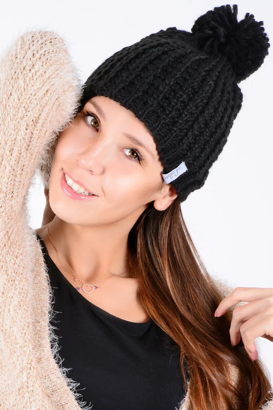 BERN Black Wool Beanie