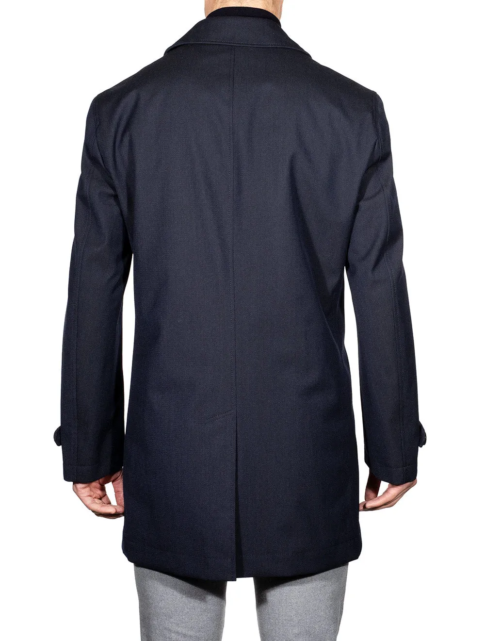 Black Derrek Coat With Insert Navy