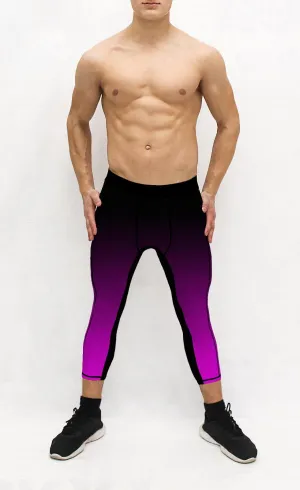 Black Pink Men's Pocket Tights