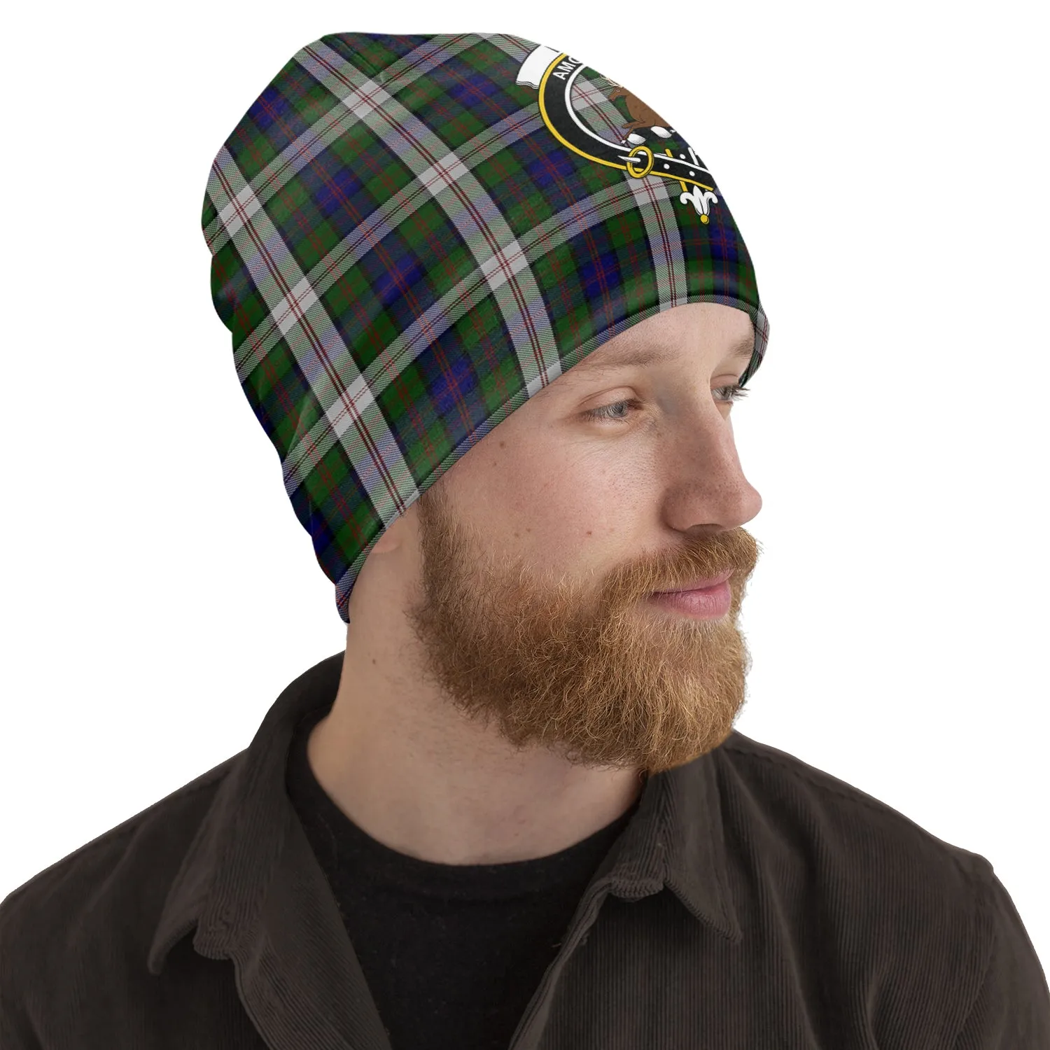 Blair Dress Tartan Beanies Hat with Family Crest