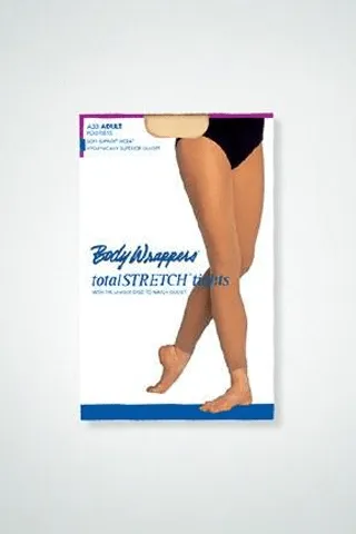 Body Wrappers Footless Tights-Adult