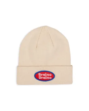 Braino Draino Wool Beanie - Cream