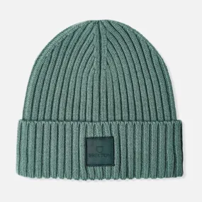 BRIXTON ALPHA SQUARE MERINO WOOL BEANIE DARK FOREST