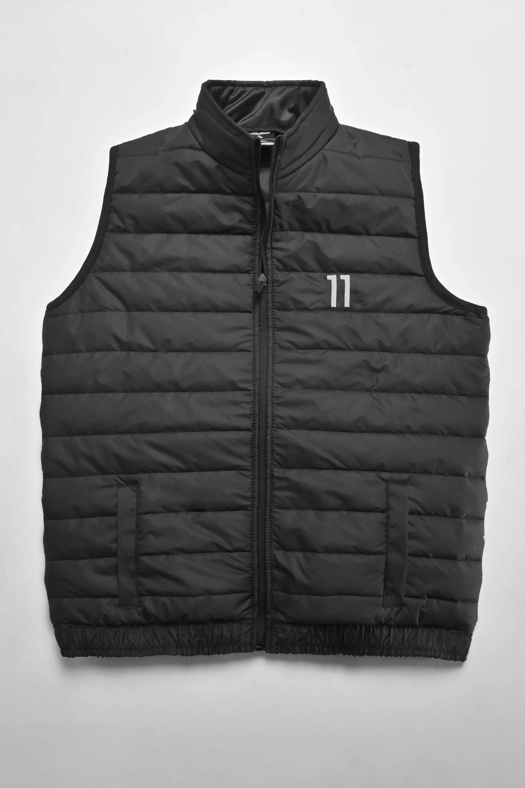 Burnt Soul Unisex 11 Embroidered Body Warmer Puffer Gilet