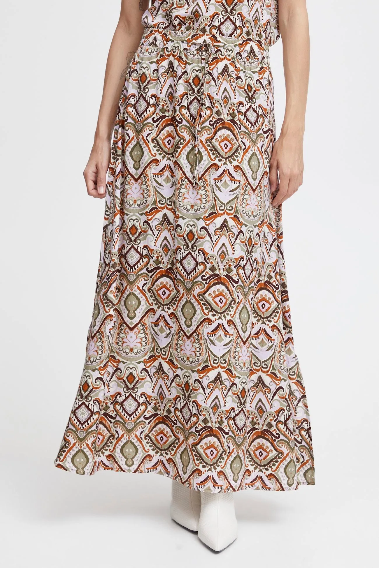 Bymmjoella Maxi Skirt Aloe Boho Mix